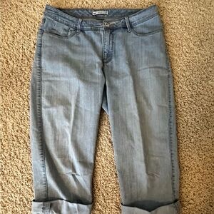 Lee Women's Light Blue Boyfriend Shorts